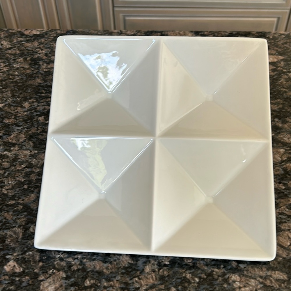 ARABIA MADE IN FINLAND ORGAMI SERVING PLATE
